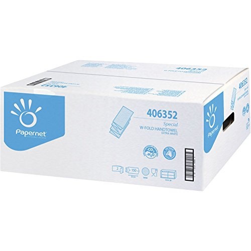 Papierhandtuch weiß 2-lagig, W-Falz, 20,3x32cm